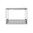 Full Size Canopy Bed (Gray)-1365378469