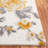 Jardin Hand Tufted Wool/Cotton Floral Rug in Ivory/Gold-96482071