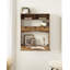 Bureau flottant en bois massif Aerick-1873200421