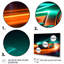 «Teal Neon Exotic Car II», reproduction sur toile-400528136-400528129