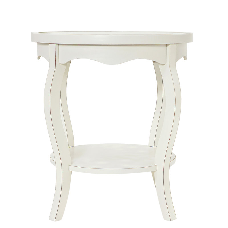 Glass Top End Table