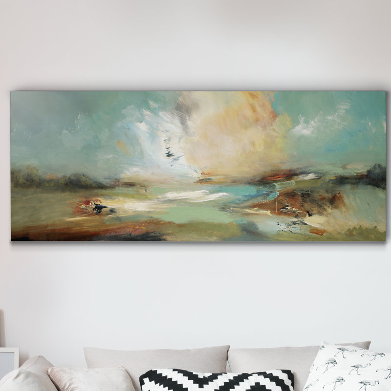 " Gestural Land ", 8" H x 20" W x 1" D