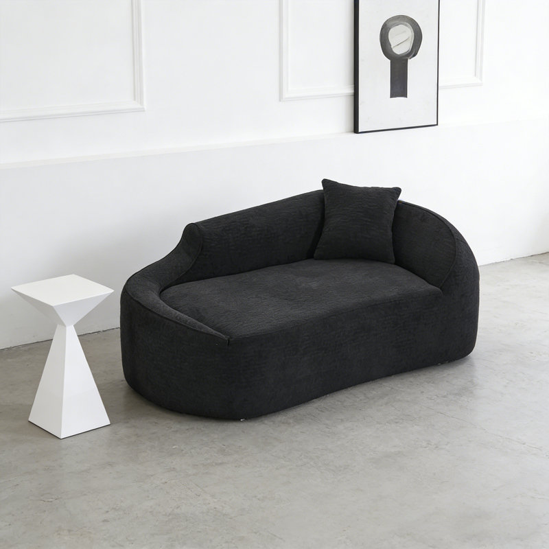 Chaise longue longue à compression Compression, Noir