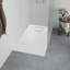 vidaXL Shower Base Tray SMC with resin, fibreglass and stone powder White 35.4"x27.6"-78866777