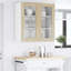 Vidaxl Hanging Cabinet With Storage Riga Grey Sonoma 60 X 31 X 80 Cm-121217416-121217424