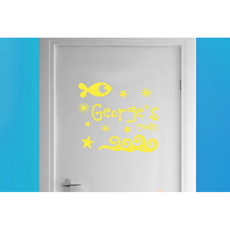 Nautical & Beach Wall Decal, Bright Yellow