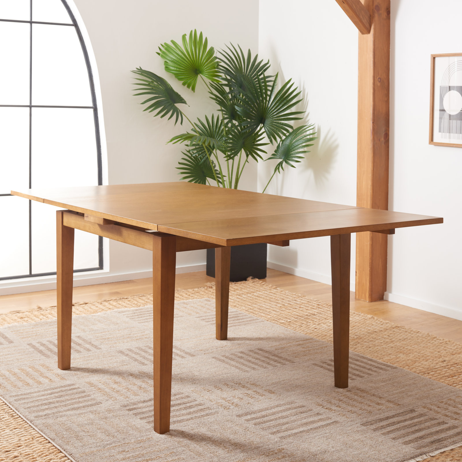 Arizona 69.5'' Extendable Dining Table, Brown