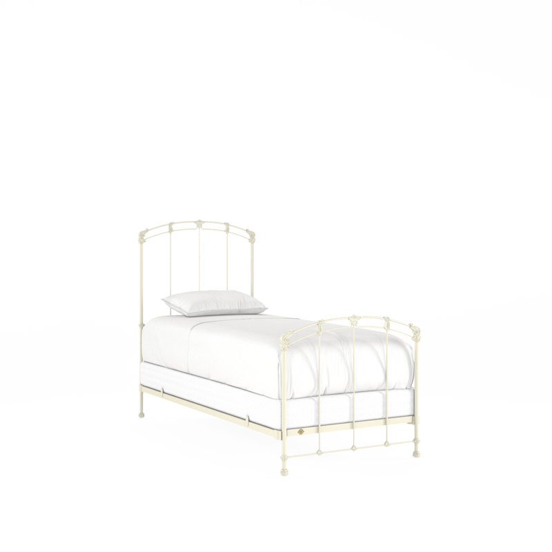 162 Cottage Bed | Complete Standard, Twin, Gloss Off-White