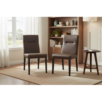 Chaise Parsons en brun