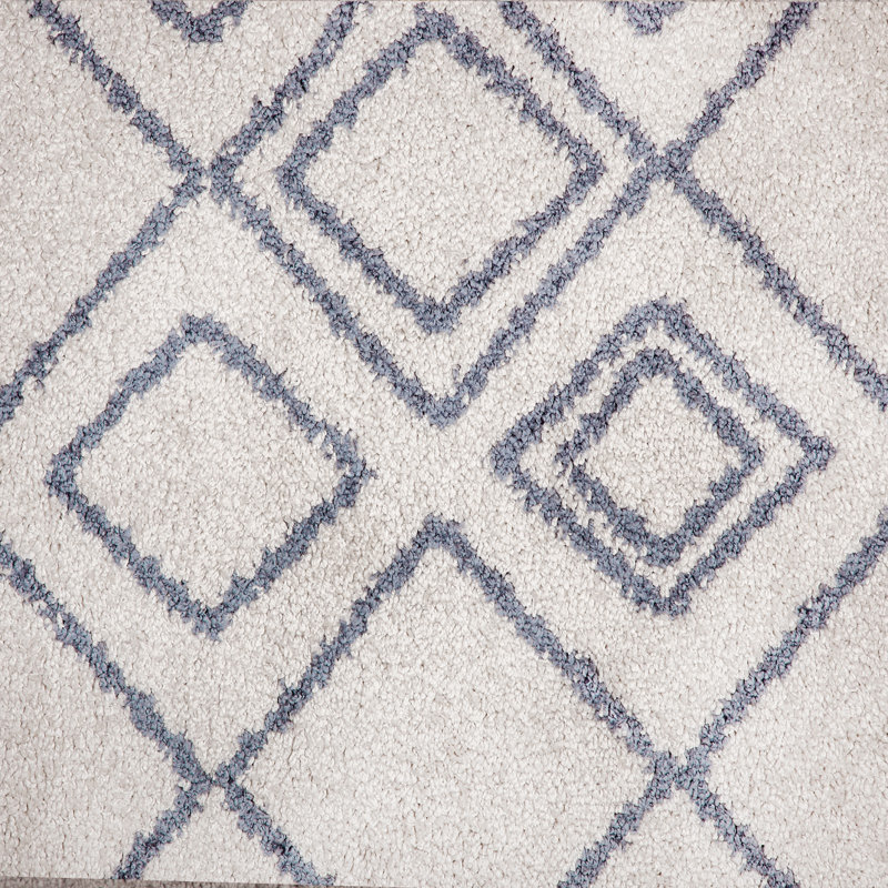 Tapis géométrique crème, Rectangle 5 pi 3 po x 7 pi 3 po