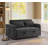 55.2" Sleeper Couch Corduroy Pull Out Sofa Bed-28978530