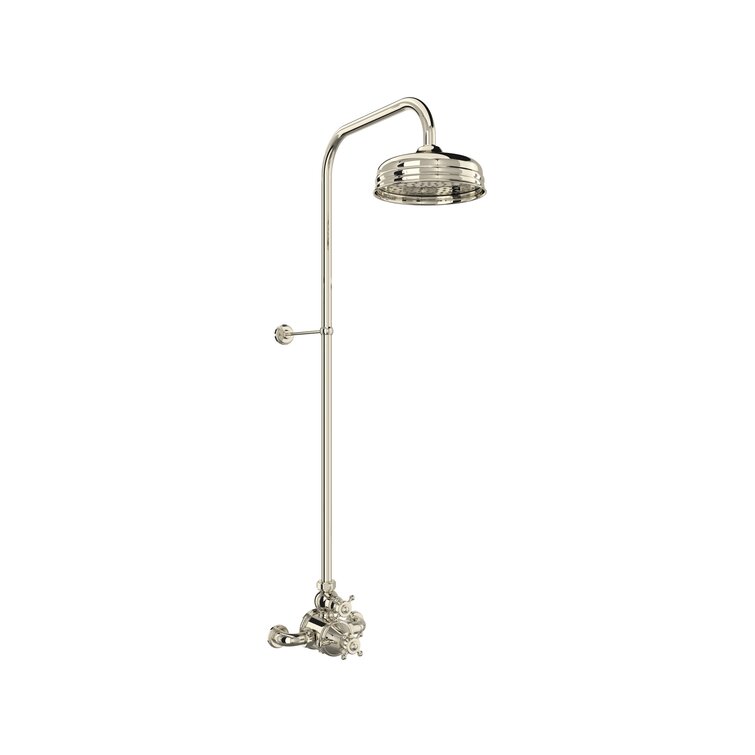 Perrin & Rowe Georgian Era 3/4 Exposed Wall Mount Thermostatic Shower  System