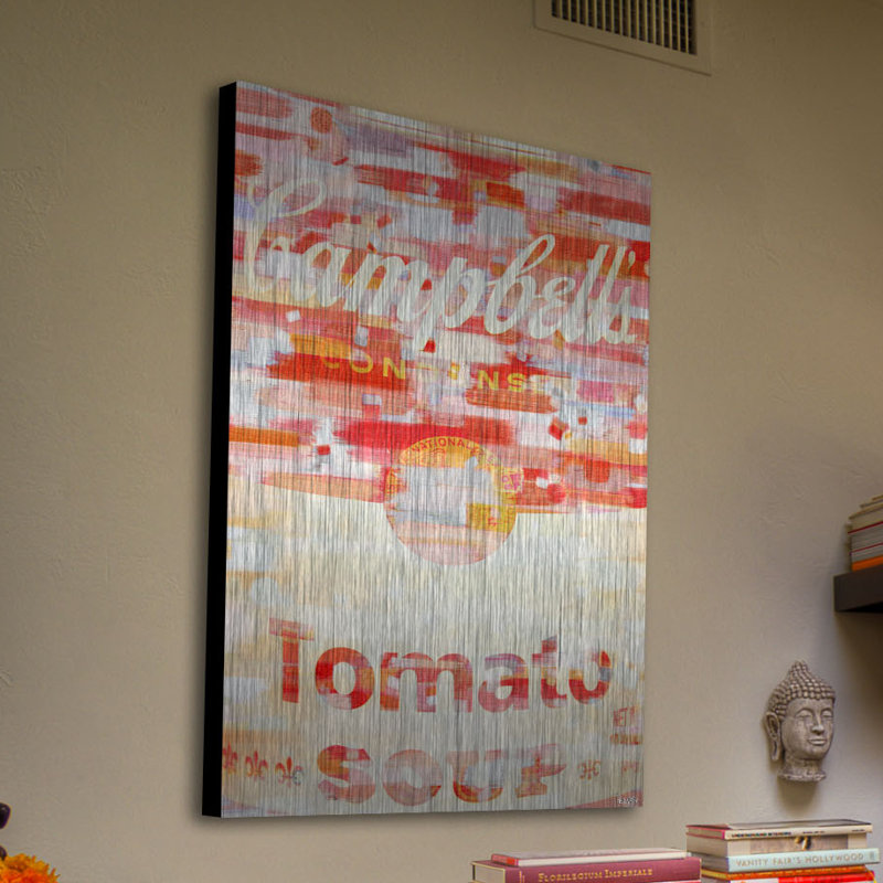 Gattaca «Campbells», reproduction d'art sur aluminium brossé, H 36 po x l 24 po x P 1,5 po