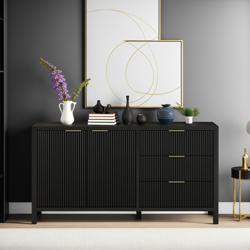 Buffet Modern, Noir