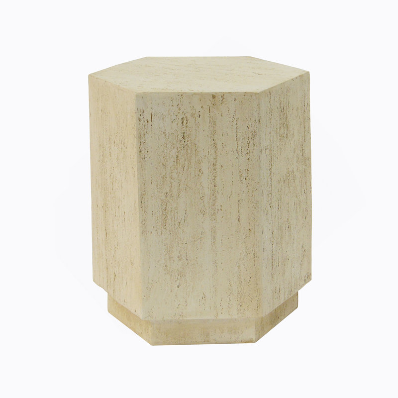 Hexagonal Archaistic Side Table