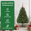 Artificial Christmas Tree with Stand Green PVC and Metal-746283468