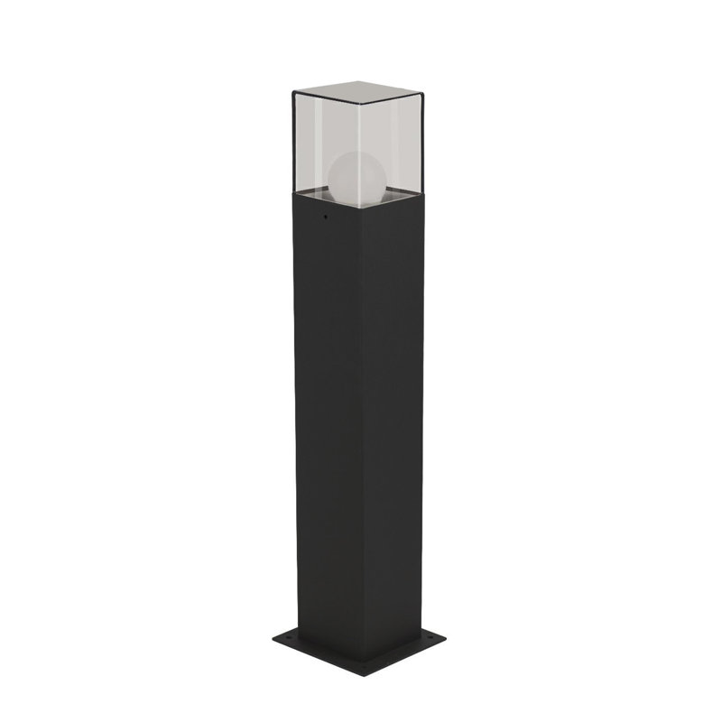 Éclairage de sentier d'extérieur à lumière DEL E26 (non inclus), Noir, H 32 po x l 5 po x P 5 po