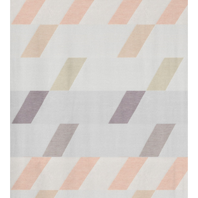 Lopez Room Darkening Curtain Single Panel, 132cm Width x 225cm Drop, Grey and orange