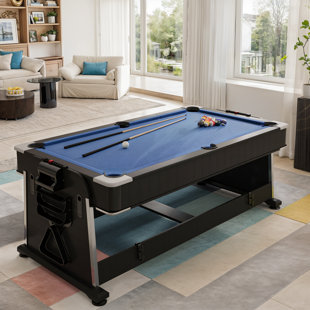 Table de billard multi-fonctions 79 po x 44 po 4-en-1 79 po x 44 po