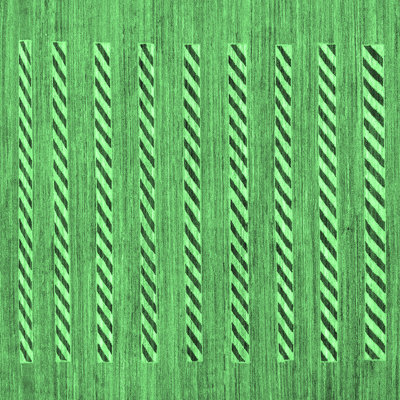 Washable Striped Indoor Rug