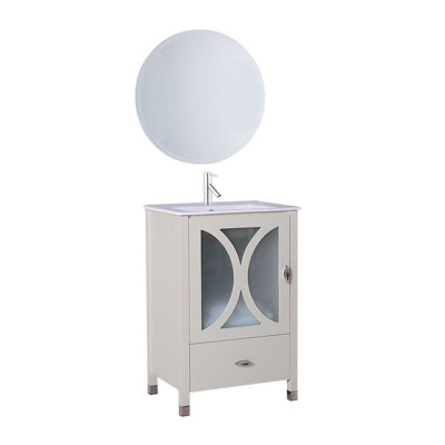 Rouen 24'' Single Bathroom Vanity with Ceramic Top