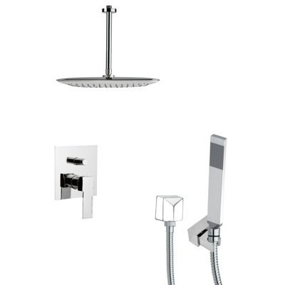 Orsino Complete Shower System with Rough in-Valve