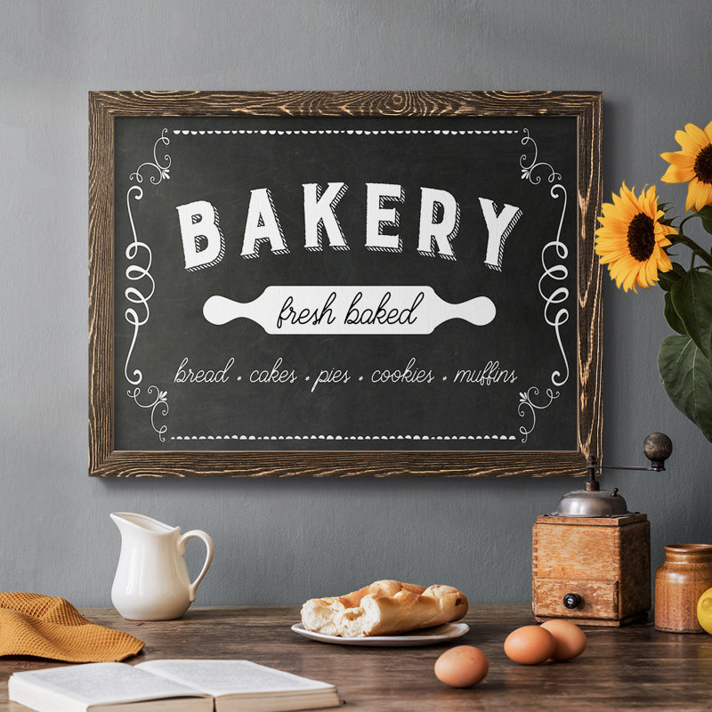 Bakery, reproduction d'art sur toile, Noyer, H 18 po x l 26 po