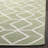 Rodgers Hand Woven Flat Weave Wool/Cotton Geometric Rug in Sage/Ivory-207335133