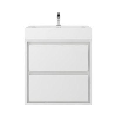 Crowns 24'' Single Bathroom Vanity with Acrylic Top