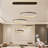Stoudt 4 Rings Dimmable LED Tiered Chandelier
