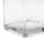 Vase de table carrée en verre cube Moneta