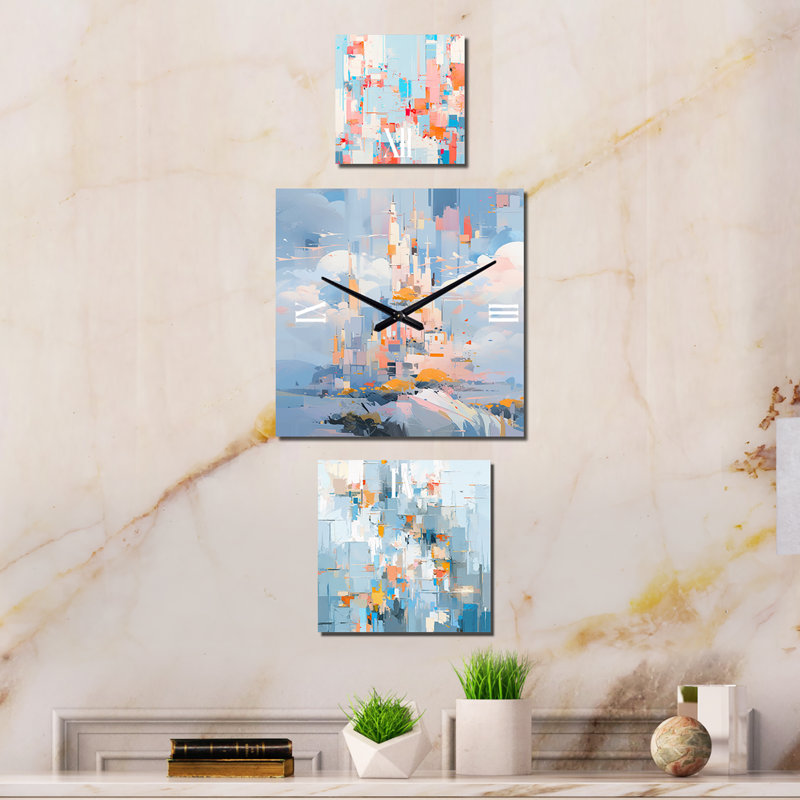 Shellenbarger Metal Wall Clock