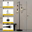 Lampe sur pied à branches 65 po avec 3 ampoules Asiel-679325902