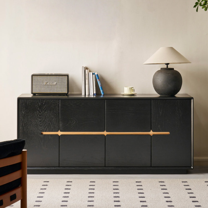 Meuble télé noir minimaliste