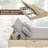 Outdoor Sunbed, Rattan Patio Reclining Chairs with Adjustable Backrest and Seat, Conversational Set-574548370