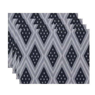 Alfreda Polyester Geometric Rectangle Placemat