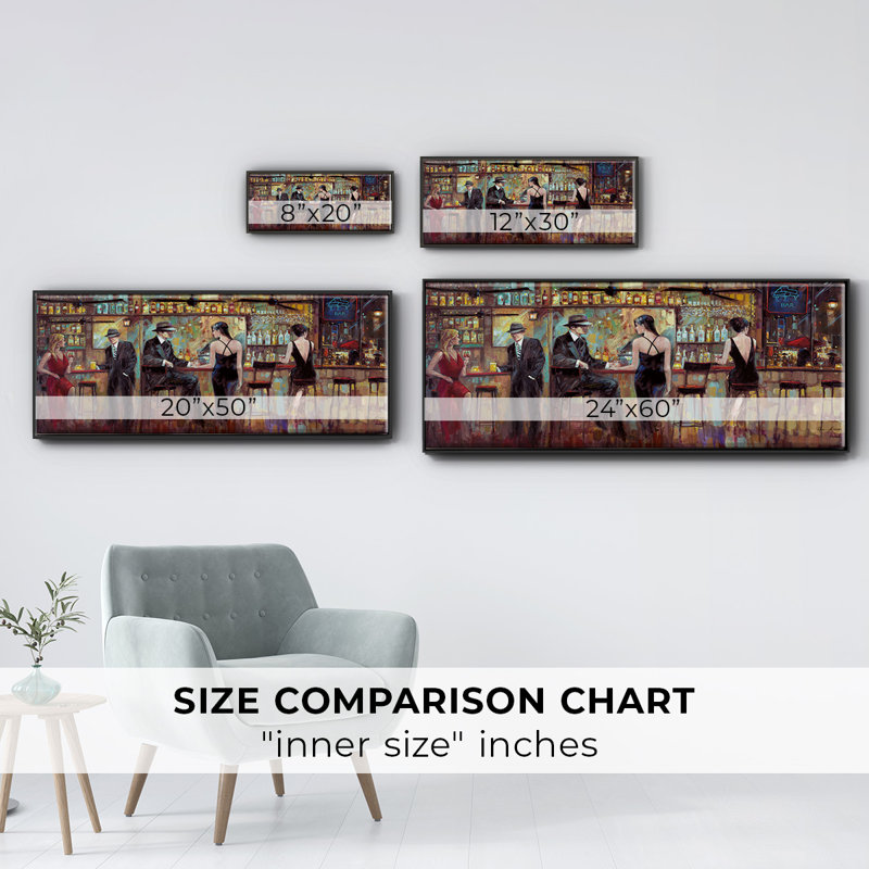 Happy Hour- Framed Canvas
