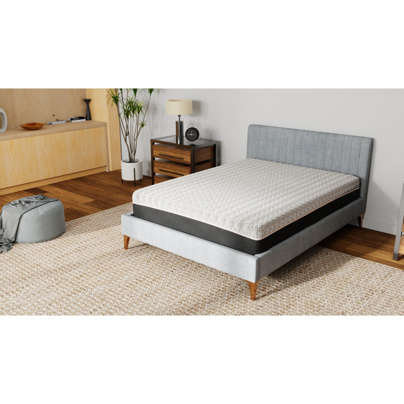 Grand matelas avec infusion de cuivre - 14 pouces pour une meilleure circulation des couches de confort, Grand lit