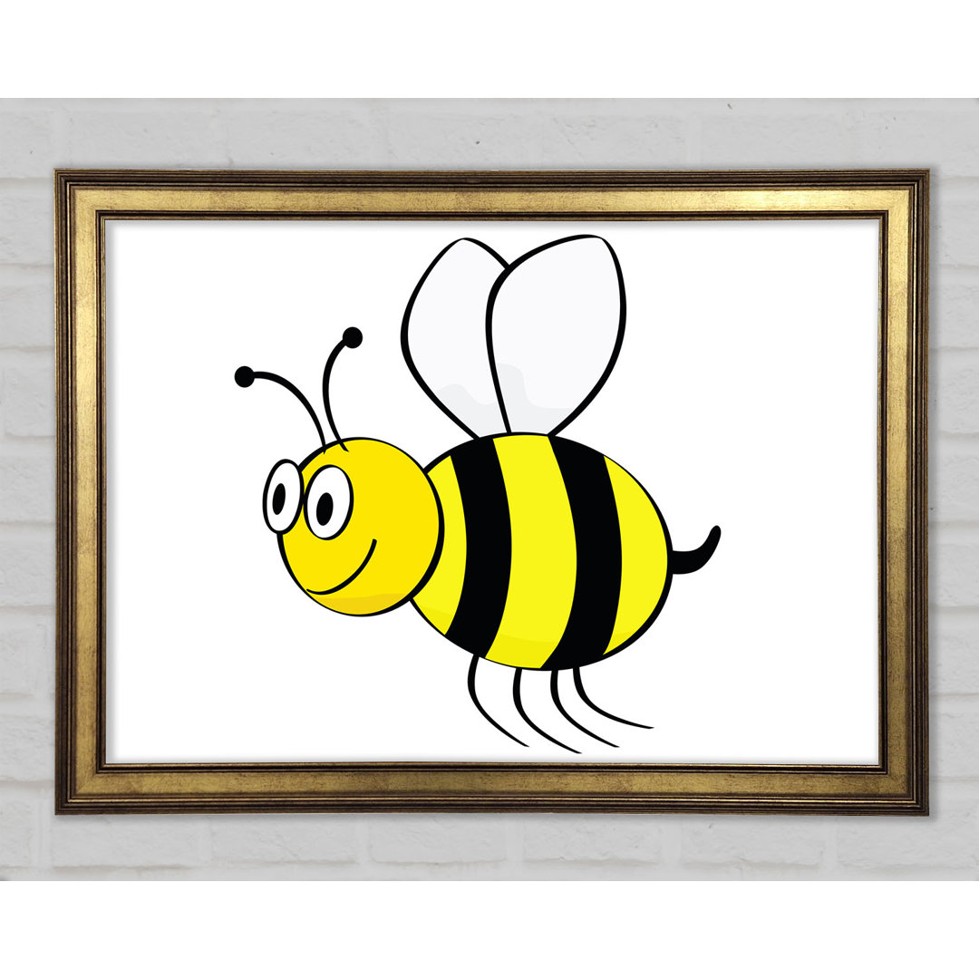 Buzzing Bee - Bilderrahmen Kunstdrucke