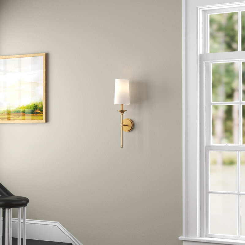 Hayse Steel Wallchiere, Rubbed Brass