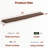 Carsin Irregular Reclaimed Elm Floating Wall Shelf-277031295-277031294