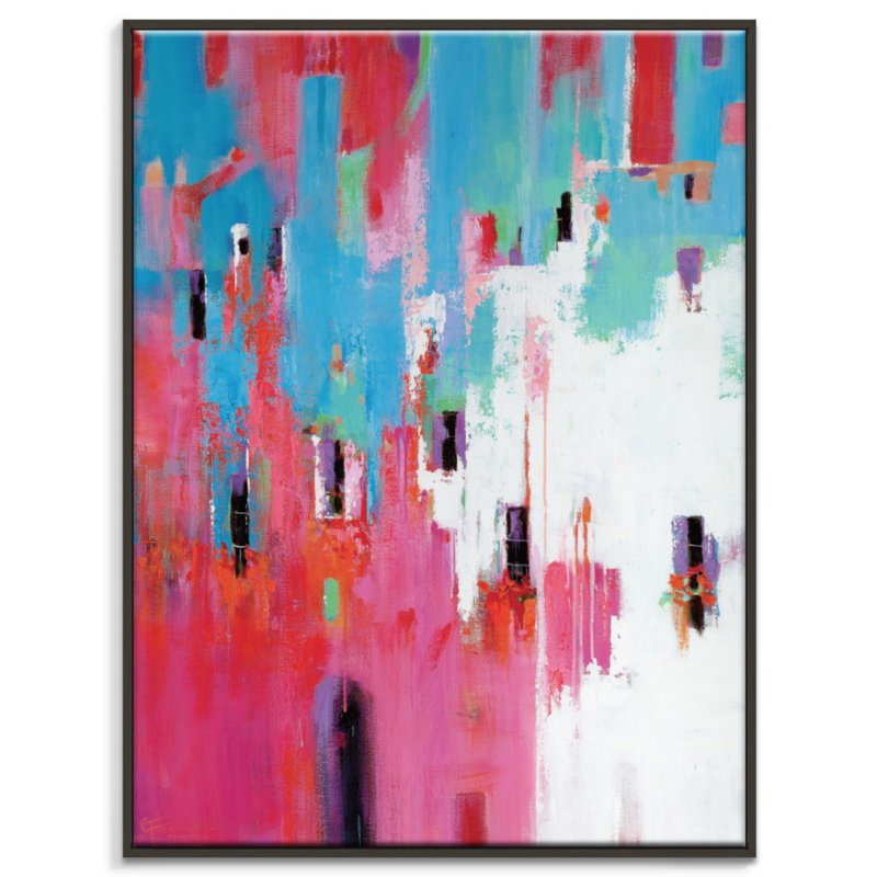 Catherine Fitzgerald - Painting on Canvas, Timber, 51cm H x 41cm W