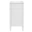 Meuble-lavabo de salle de bain avec lavabo en céramique, ensemble de meuble-lavabo simple autoportant avec porte à fermeture douce, tablette réglable, style français, pieds pleins-130545050-130545051