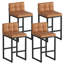 Counter Stool with Metal Frame-981166337-983675750