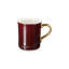 Le Creuset Stoneware Vancouver Mug With Gold Metallic Handle, 14 Oz. - Nuit-624632511
