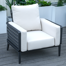 Hudson Aluminum Patio Chair With Cushions