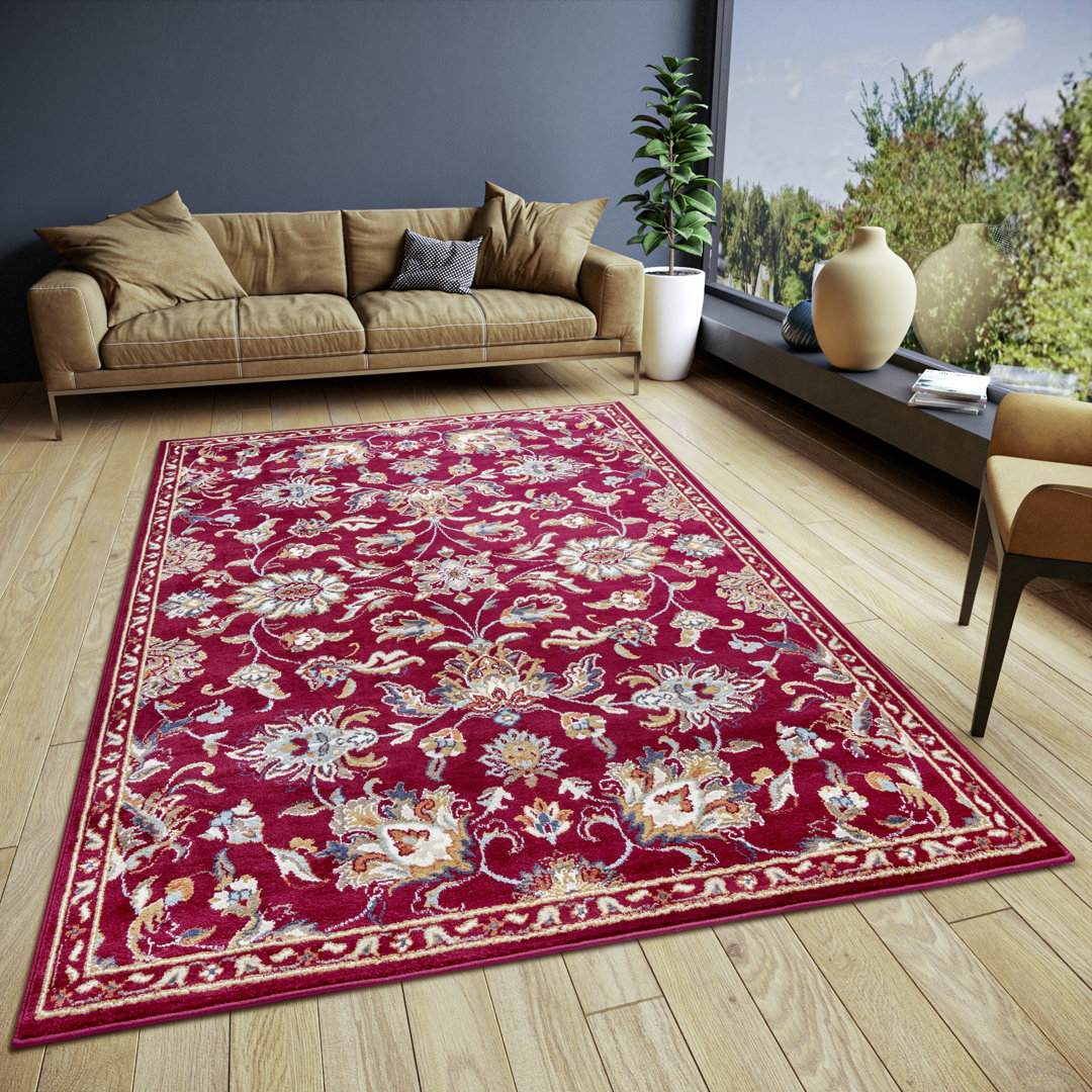 Hanse Home Orient Teppich Caracci - Orientalischer Kurzflor Orientteppich Für Wohnzimmer, Schlafzimmer, Esszimmer, Kinde...