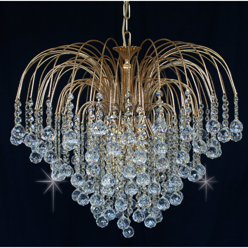 6 - Light Crystal Chandelier