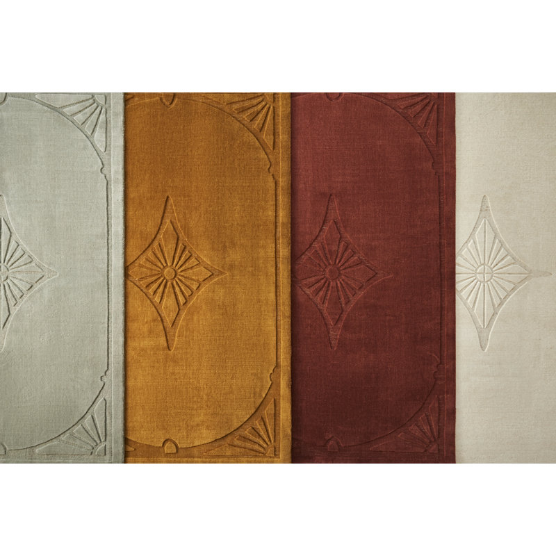 Tapis de salon tissé à la main, Rectangle 8 pi 8 po x 11 pi 9 po