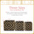 Botswana 3-Piece Two-Tone Woven Seagrass Nesting Basket Set with Metal Frame